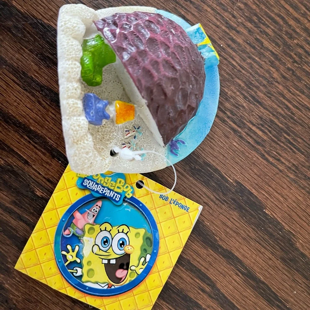 SpongeBob SquarePants Fish Tank Accessories Lot of 5